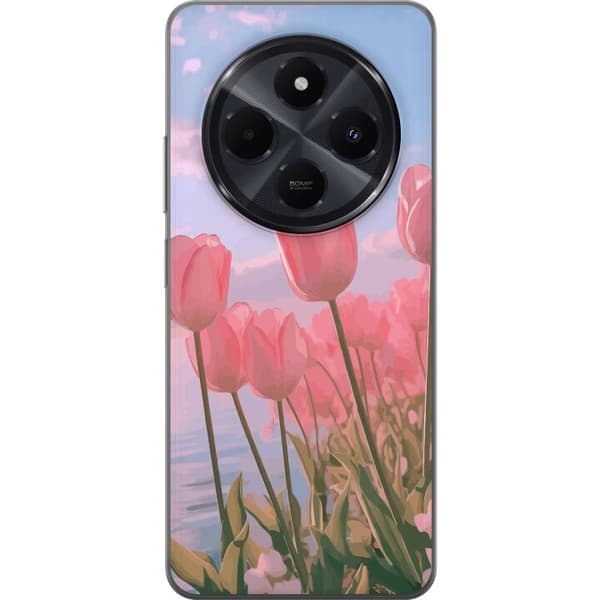 Mobilskal till Xiaomi Redmi A4 med Rosa Tulpaner