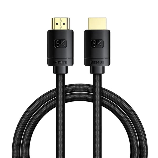 Baseus HDMI 8K Kabel 1m High Definition - Svart Svart