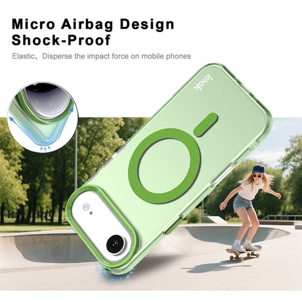 IMAK Mobilskal till iPhone Air MagSafe Anti Drop - Grön Grön