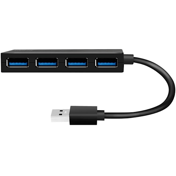 Logilink HUB USB 3.0 4x USB-A Svart