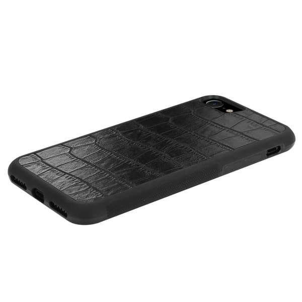 Boom Croco Taske til iPhone 6/7/8/SE 2020 - Sort Black