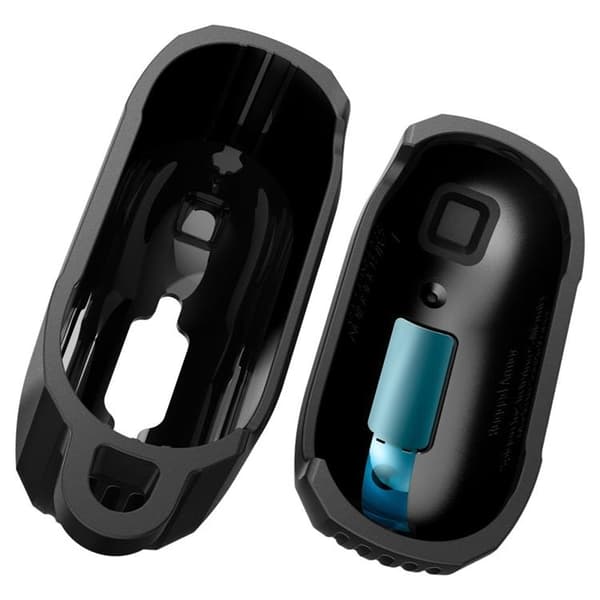 Spigen Airpods 4 Etui Rugged Armor - Mat Sort Svart