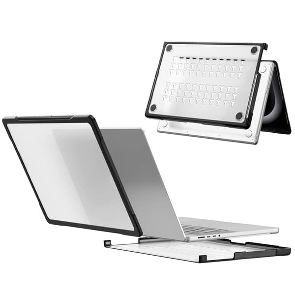 Tech-Protect Skal För Macbook Air 15 Velar - Svart/Matte Clear