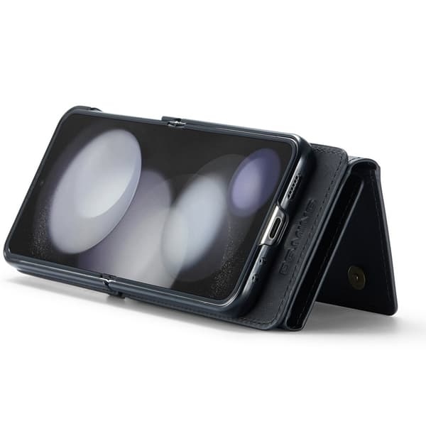DG.MING Samsung Galaxy Z Flip5 Plånboksfodral Kickstand Svart