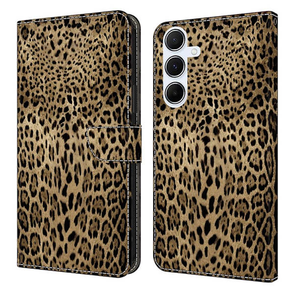 Galaxy A17/A26 Plånboksfodral PU-läder Pattern Printing - Brun Brun