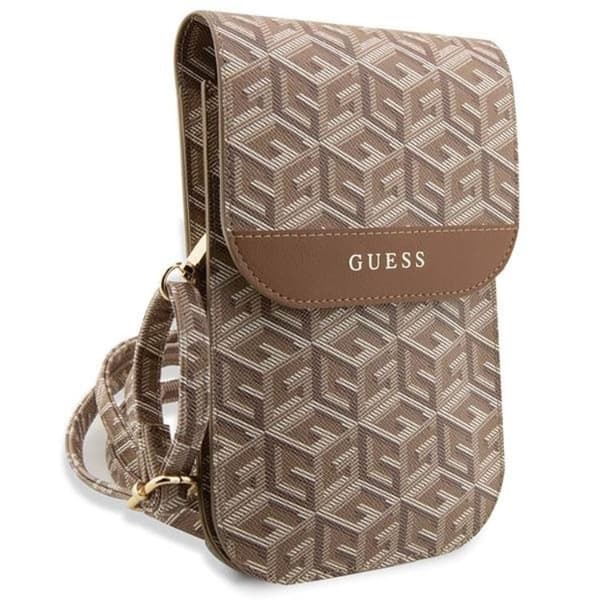 Guess Halsbandsfodral GCube Stripe - Brun Brun