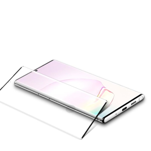 Mocolo 3D Curved Härdat Glas Skärmskydd för Galaxy Note 20 Ultra Svart