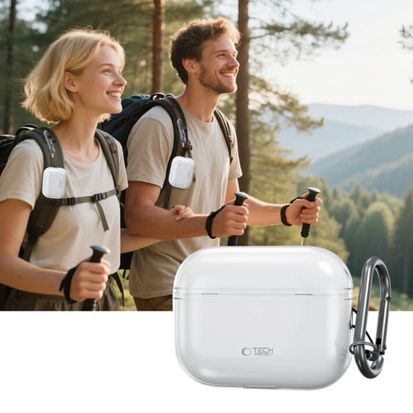 Tech-Protect Apple Airpods Pro 3 Skal Flexair - Clear Transparent