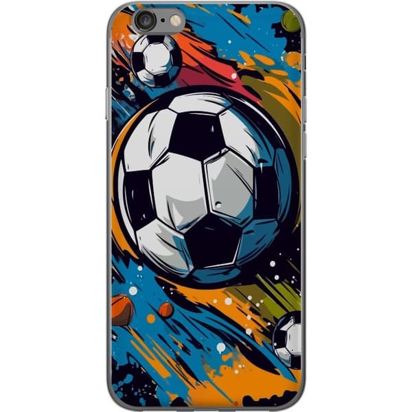 Mobilcover til Apple iPhone 6s med Fodbolde