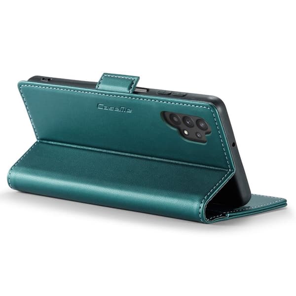 CASEME Plånboksfodral Konstläder för Samsung Galaxy A32/M32 5G - Grön