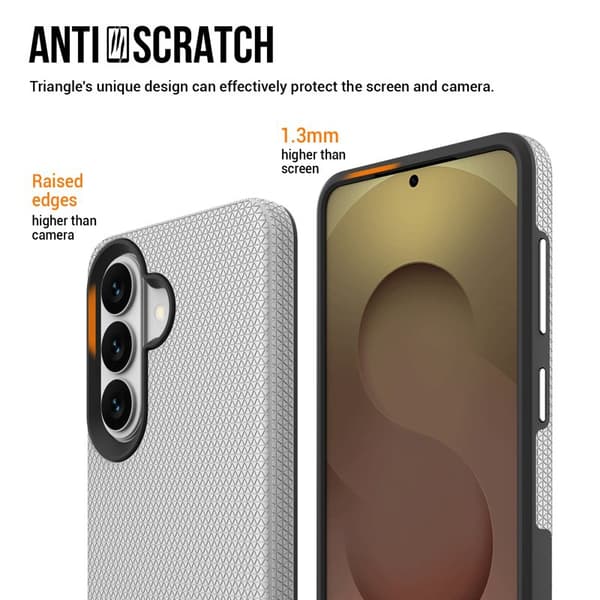 Mobilskal för Samsung Galaxy S26 Plus TPU + PC Anti-Drop - Silver