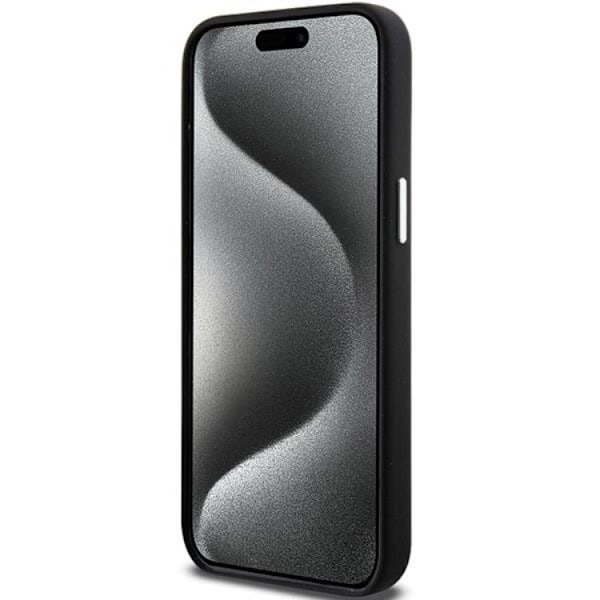 Mercedes iPhone 15 Pro Mobilskal MagSafe Silikon Bicolor - Svart Svart