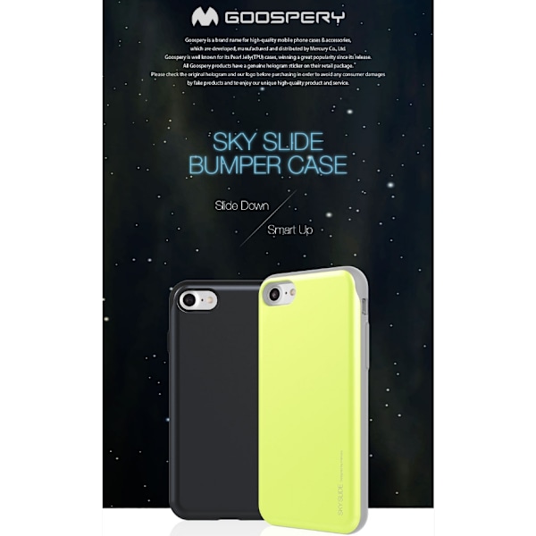 Mercury Sky Slide Skal till Samsung Galaxy S7 Edge - Gold