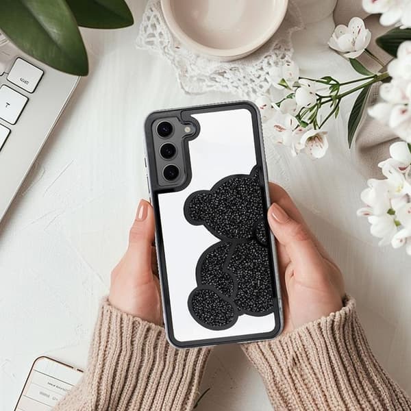 Mobilskal till Galaxy A36 5G Teddy Bear - Svart Svart