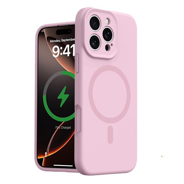 Mobilskal till iPhone 16 Pro Max MagSafe Precise Cutouts - Rosa Rosa
