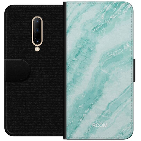 Plånboksfodral till OnePlus 7 Pro med Mint Marble