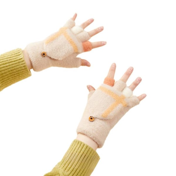 Miltenki Vinter Touchvantar/Handskar - Vit Svart