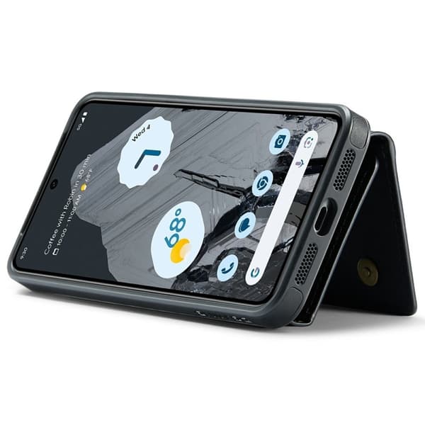 DG.MING M6 Series Konstläder Plånboksfodral för Google Pixel 8 Pro - Svart