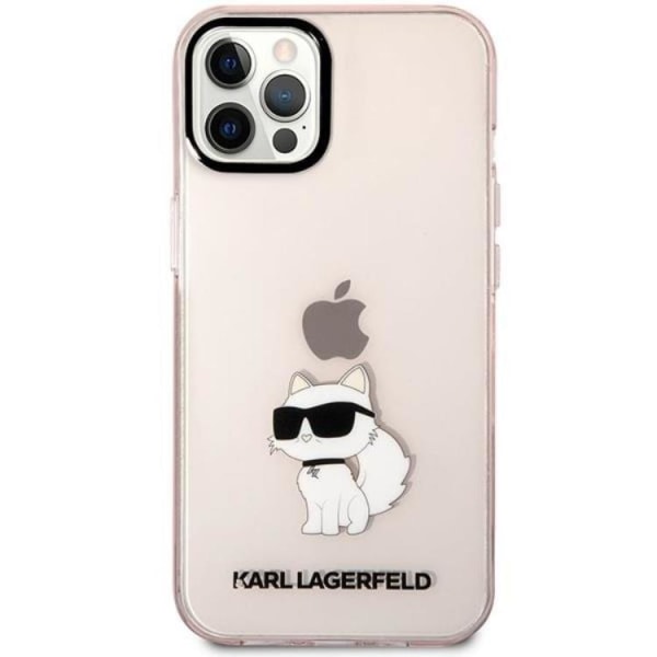 Karl Lagerfeld iPhone 12/12 Pro Mobilskal Ikonik Choupette - Rosa