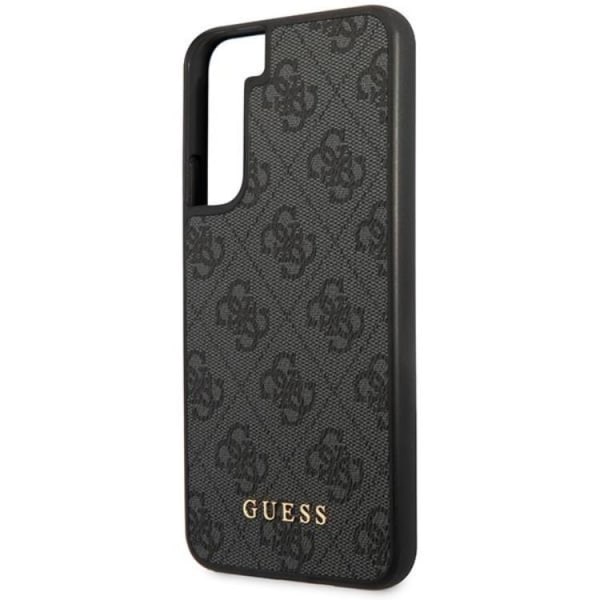 Guess Galaxy S23 Plus Kuori 4G Metal Gold Logo - Harmaa