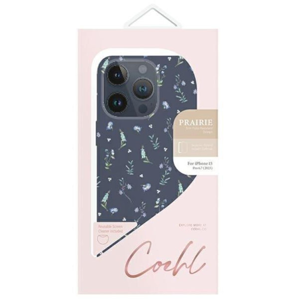 UNIQ iPhone 15 Pro Mobilskal Coehl Prairie - Blå