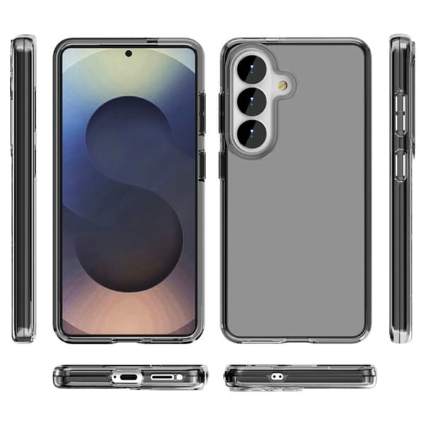 Mobilskal för Samsung Galaxy S26 Plus PC + TPU Stöttålig - Grå Transparent