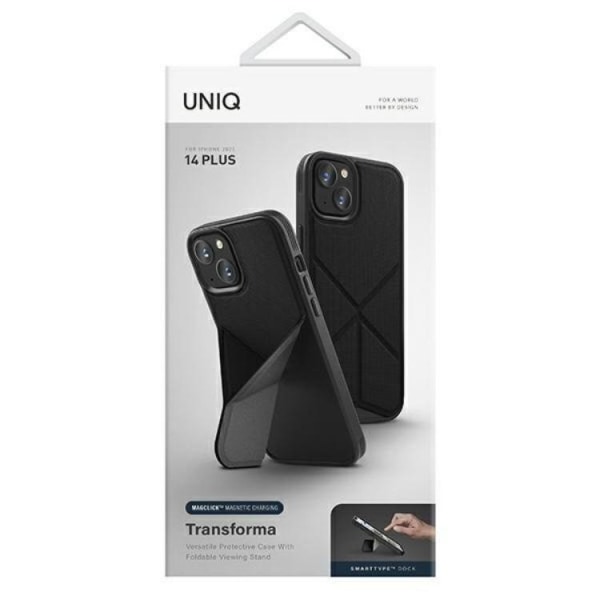 UNIQ iPhone 14 Plus Mobilcover Magsafe Transforma - Sort