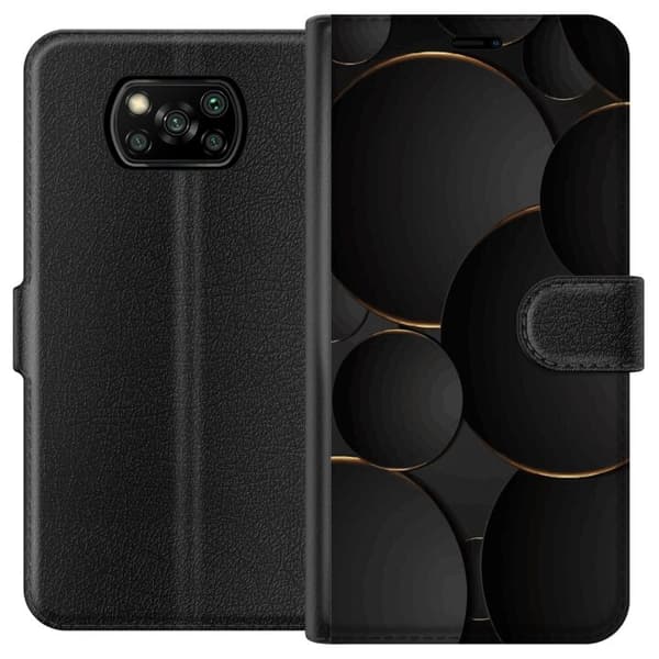 Plånboksfodral till Xiaomi Poco X3 NFC med Lyxig Cirklar