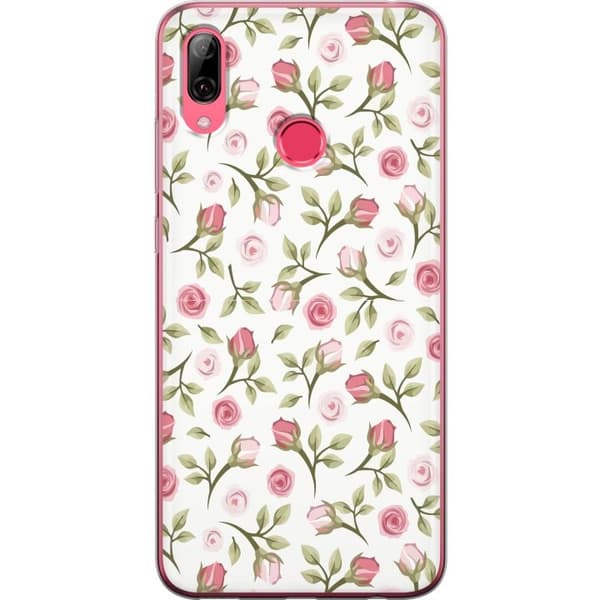 Mobilcover til Huawei Y7 (2019) med Blomstret