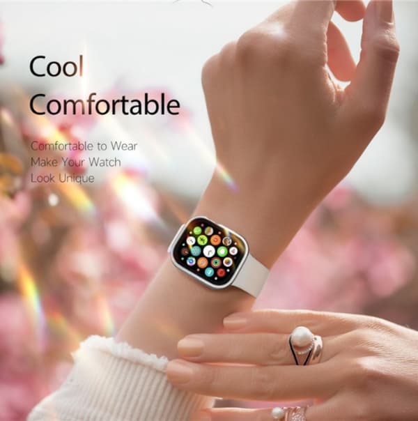 DUX DUCIS Apple Watch 7/8 (41mm) Skal Electroplated PC - Svart Black