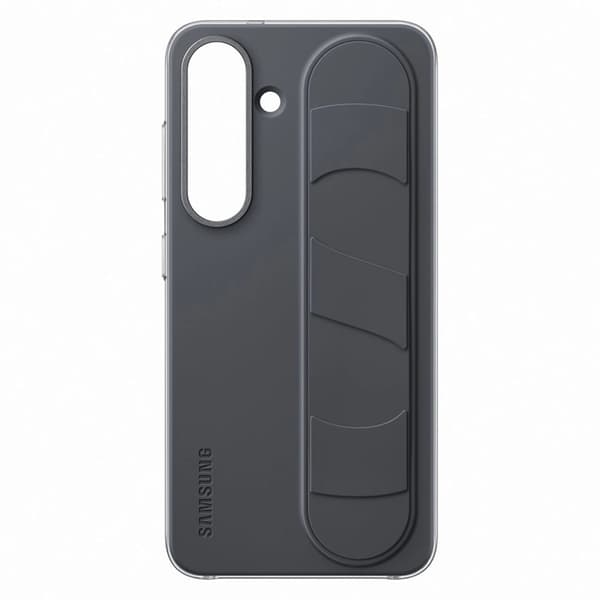 Telefontaske til Samsung Galaxy S25 Stående Grip - Sort Svart