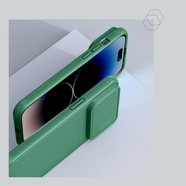Nillkin iPhone 14 Pro Max Mobilskal CamShield S - Grön
