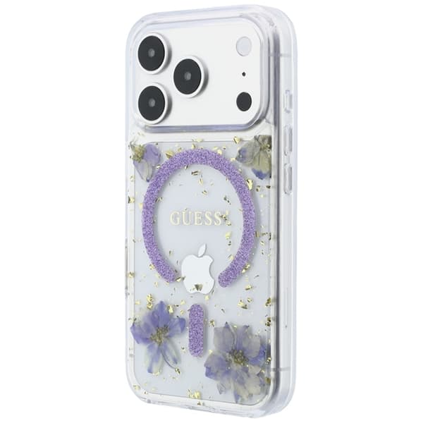 Guess Mobilskal För iPhone 18 Pro/17 Pro Magsafe Resin Flowers