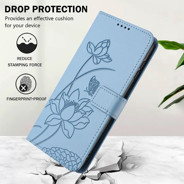 Plånboksfodral för Samsung Galaxy S26 Plus Konstläder Ställ - Blå