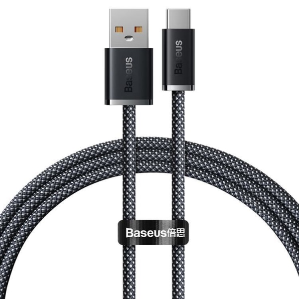 Baseus Dynamic USB-A til USB-C kabel 100W 1m - Grå