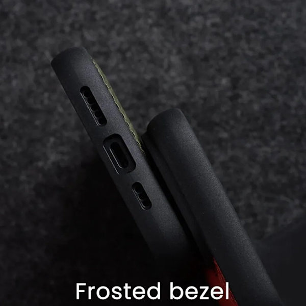 MELKCO Mobilskal till iPhone 14 Pro Äkta Läder + Mikrofiber + PC Blå