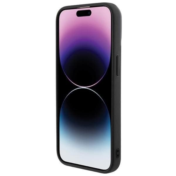 Guess Mobilskal till iPhone 15 Pro Disco Metal Script - Svart Svart