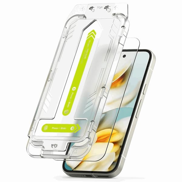 Ringke [2-Pack] Google Pixel 9a Härdat Glas Skärmskydd Easy Slide - Clear Transparent