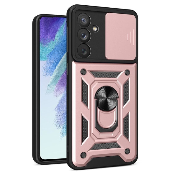 Galaxy A54 Skal Ringhållare Hybrid Armor Camshield - Rosa