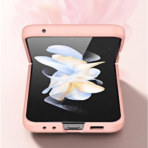 Galaxy Z Flip 5 Mobilskal Retractable Strap Hinge - Rosa Svart