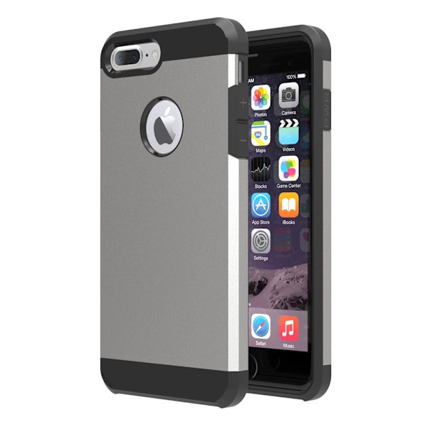 Slim Armor Mobilskal till Apple iPhone 7 Plus - Grå grå
