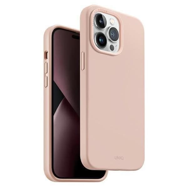Uniq iPhone 14 Pro Max -matkapuhelinkotelo Lino - Pinkki Rosa