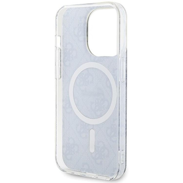 Guess iPhone 15 Pro Max Mobilskal Magsafe IML 4G - Blå Blå