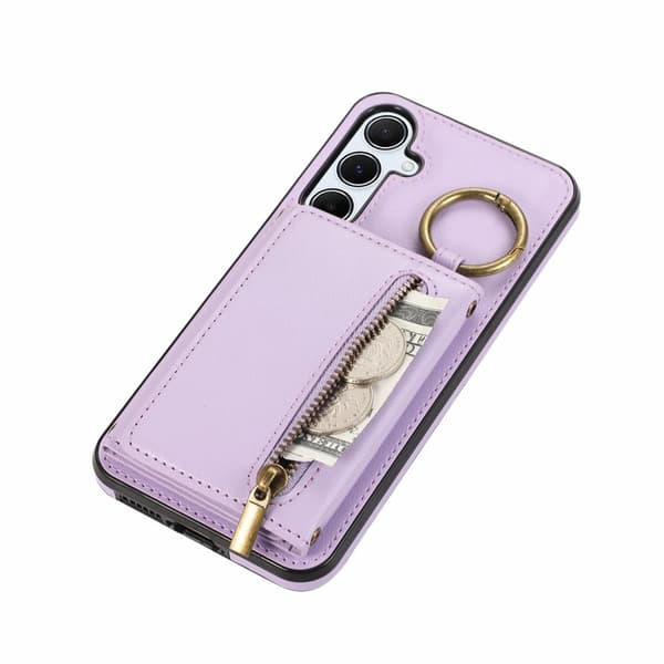 Plånboksfodral för Samsung Galaxy S26 Plus Konstläder Kickstand - Lila