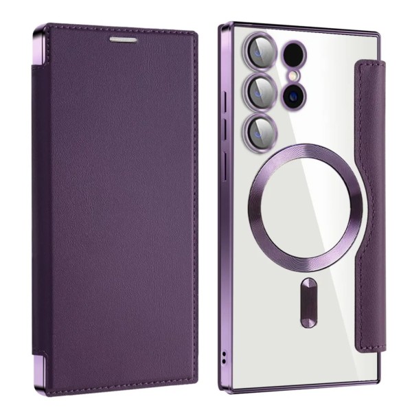 Galaxy S24 Ultra Wallet Case Magsafe - violetti