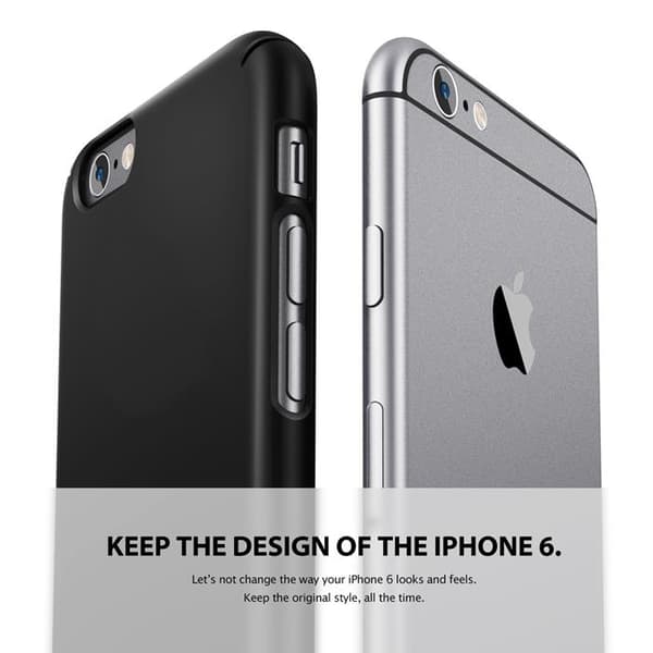 Ringke Slim Dual Coated Skal till Apple iPhone 6 / 6S  (Vit) White