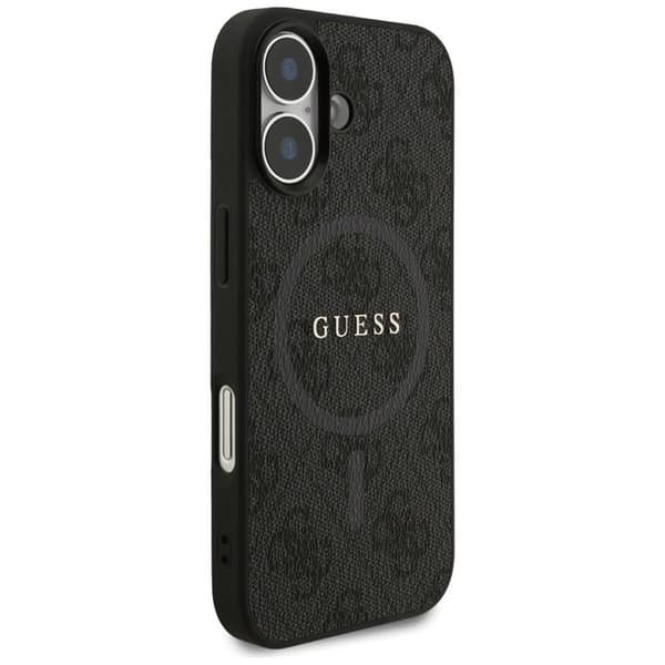 Guess telefontaske til iPhone 17 MagSafe 4G Ring Classic Logo - Sort Svart