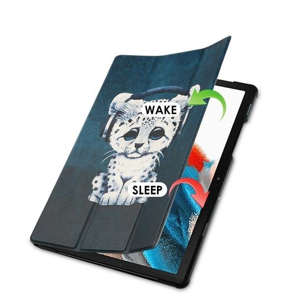 Tech-Protect Smartcase Fodral Galaxy Tab A8 10.5 X200/X205 Sad Cat