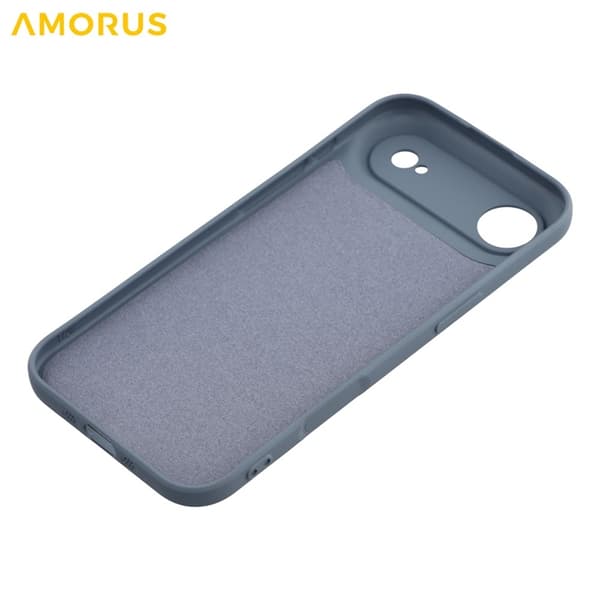 AMORUS Mobilskal till iPhone Air Precise Cutouts TPU Fiber - Grå Grå
