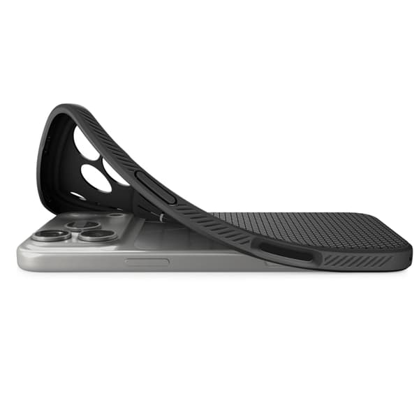 Spigen Mobilskal för Apple iPhone 17 Pro Max Liquid Air - Matte Svart Svart